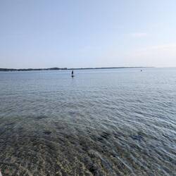 die letzten Meter zum Strand