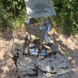 There are many of these memorials for people along the Camino.