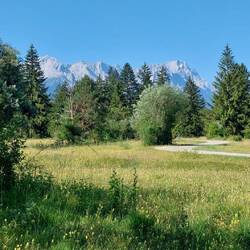 Das Zugspitzmassiv....