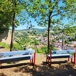 Wolfstein liegt direkt unter uns.