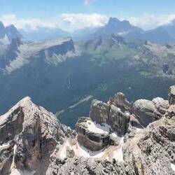 Video from the top of the Dolomite's third highest peak