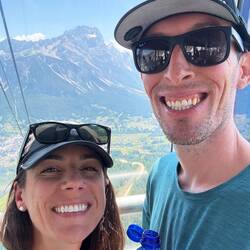 On the cable car up