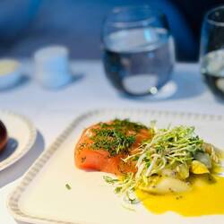 Lachs mit Spargelspitzen