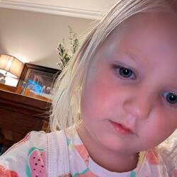 Self portrait (I gave her my phone to take pictures)