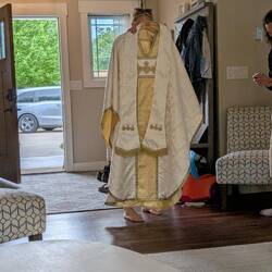 Ben's Present made by sister and sister in law