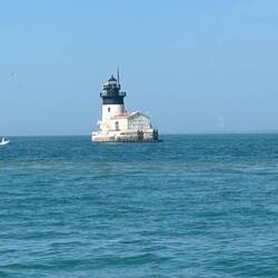 Lighthouse at the entrance to the Detroit River