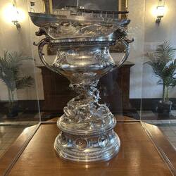 An old trophy in the DYC foyer (see comment)