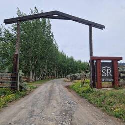 Entrance to the ranch