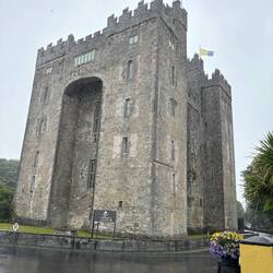 Bunratty Castle that you couldn't get into that I found out after walking in the rain