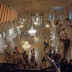 in der 50m langen Kirche ...