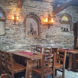 A medieval-themed taberna...better have a drink, I guess
