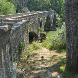 Magdalena bridge from the 14th century.