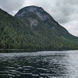 Just a small mountain on the way to Yaculta Rapids