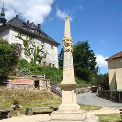 Historische Postmeilensäule Liebstadt
