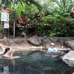 As usual, interacting with locals is part of the expedition. Hermosa Hot Springs.