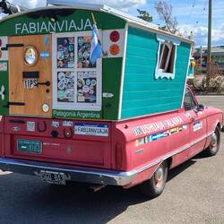 ... wo wir hin wollen ... und so ein originelles Gefährt👍🤩