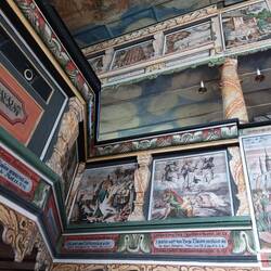 Pro Bildtafel findet man Name, Ort und Summe (Gulden) der Spender