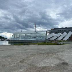 Die umgefallenen Blöcke sind ein Museum, das Polaris