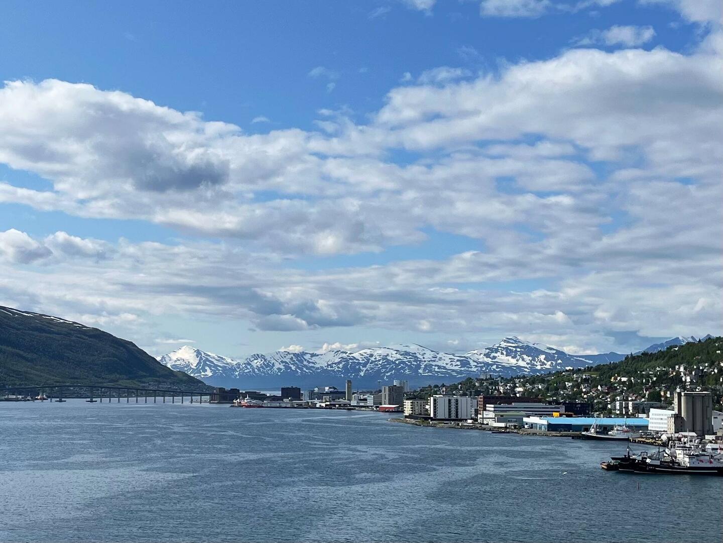 Guten Morgen in Tromsø bei schönstem Sonnenschein ☀️