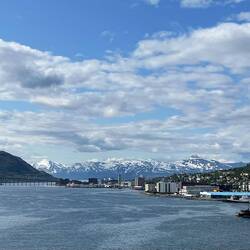 Guten Morgen in Tromsø bei schönstem Sonnenschein ☀️