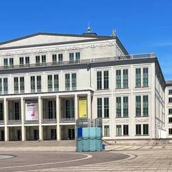 Opernhaus am Augustusplatz, größter Theaterneubau der DDR