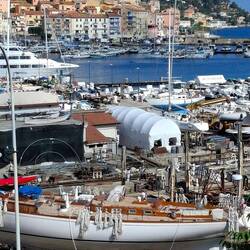 Always lots of action down at the boat yards.
