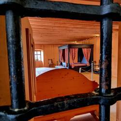 Kaminzimmer, einziger beheizter Raum der Burg. Sicherheit kam vor Komfort!😉