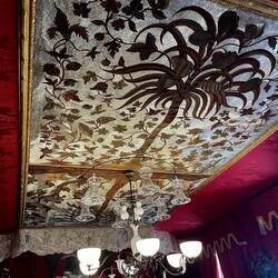 Ceiling with same tapestry