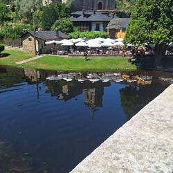 I was meant to stop here and soak my feet but had an 'issue' walked another 8km to the next town