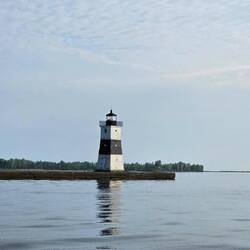 Presque Isle cut lighthouse