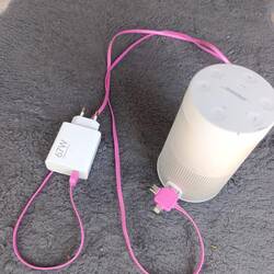 Das geliehene Kabel hatte natürlich genau die richtige Farbe für mich 😄