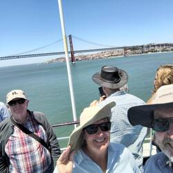 Entering Lisbon up the Tagus River