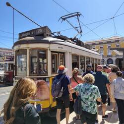 Catching the 25 tram
