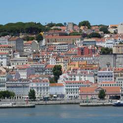 View approaching Lisbon