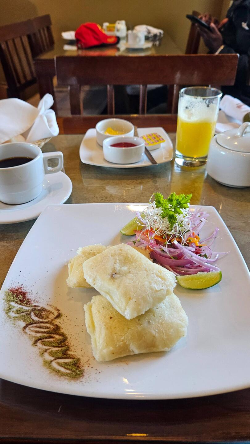Letzter ganzer Tag. Erstmal ein tolles Frühstück vor dem Sachen packen.