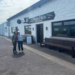 His bar is filled with memorabilia and celebrity photos