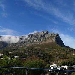 On the way up to Table Mountain