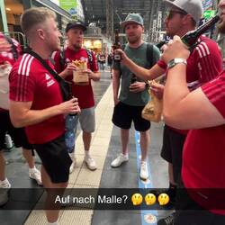 Brunslar auf dem Weg nach Malle - für Clas geht's heim