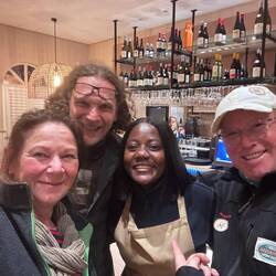 Windhoek (Namibia) gestern Abend. Paula! Ich wünsche ihr, dass sie ihr Potential leben kann.