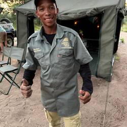 Ein Mann der Zukunft. Pangolino-Ranger in Namibia.