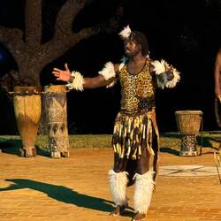 Den hatten wir schon mal. BlumenAndi in seinem Element (Zimbabwe)