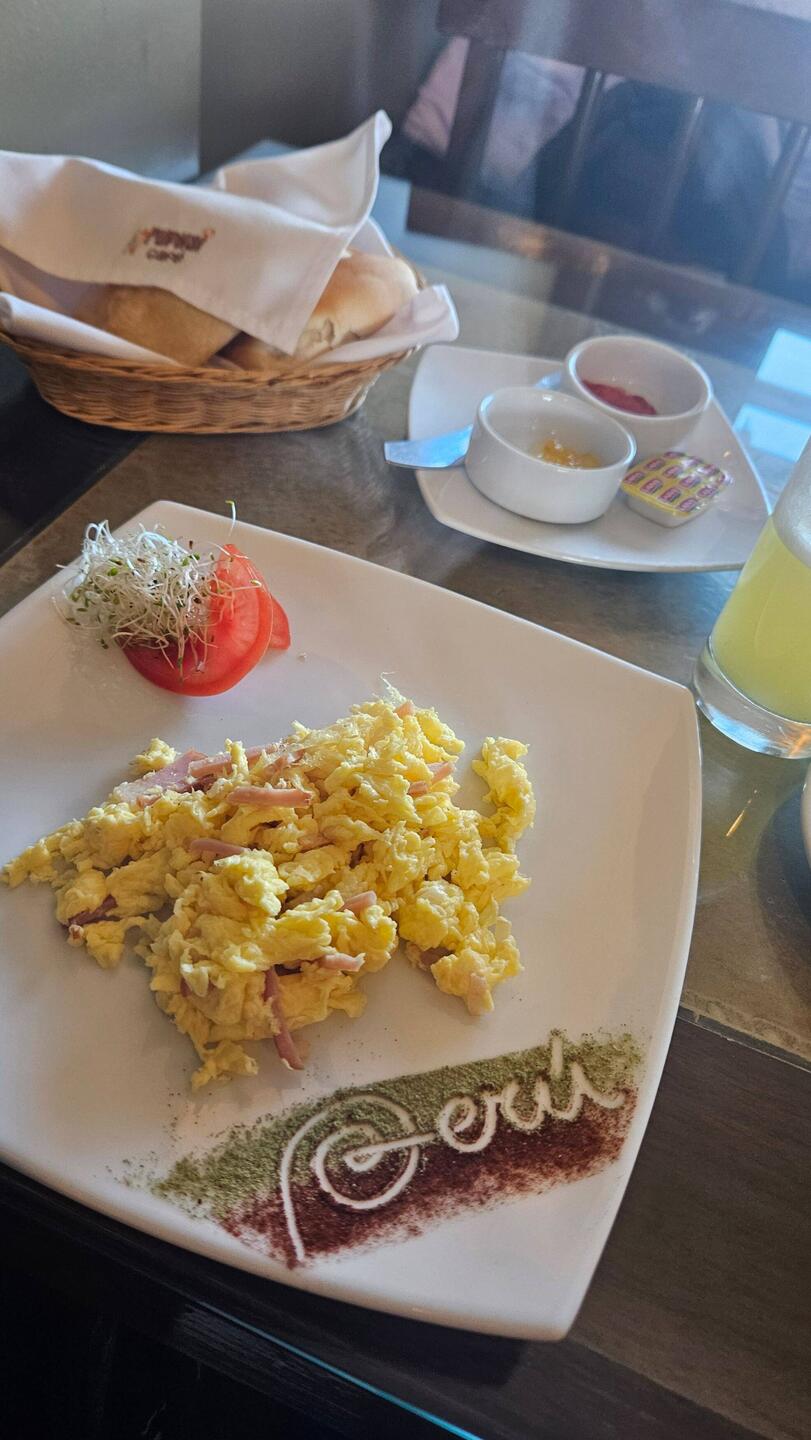 Letztes leckeres Frühstück.