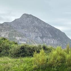 They have quarried a large part of this hill
