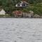 Unsere Hütte von See aus