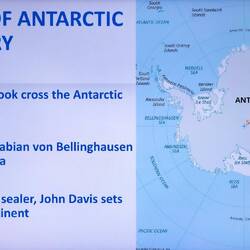 Jens started his "Race to the South Pole" lecture with a little history.