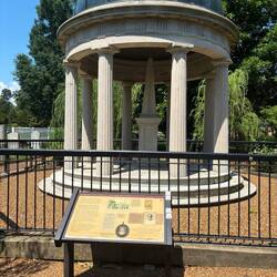 Sarah and Andrew Johnson's tomb