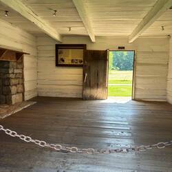 Inside second slave quarter