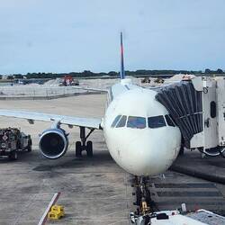 Flight to Orlando was diverted to Tampa because of weather.