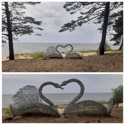 Am Strand von Saulkrasti