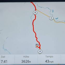 Von Fairbanks über Delta Juntion nach Paxton 296km